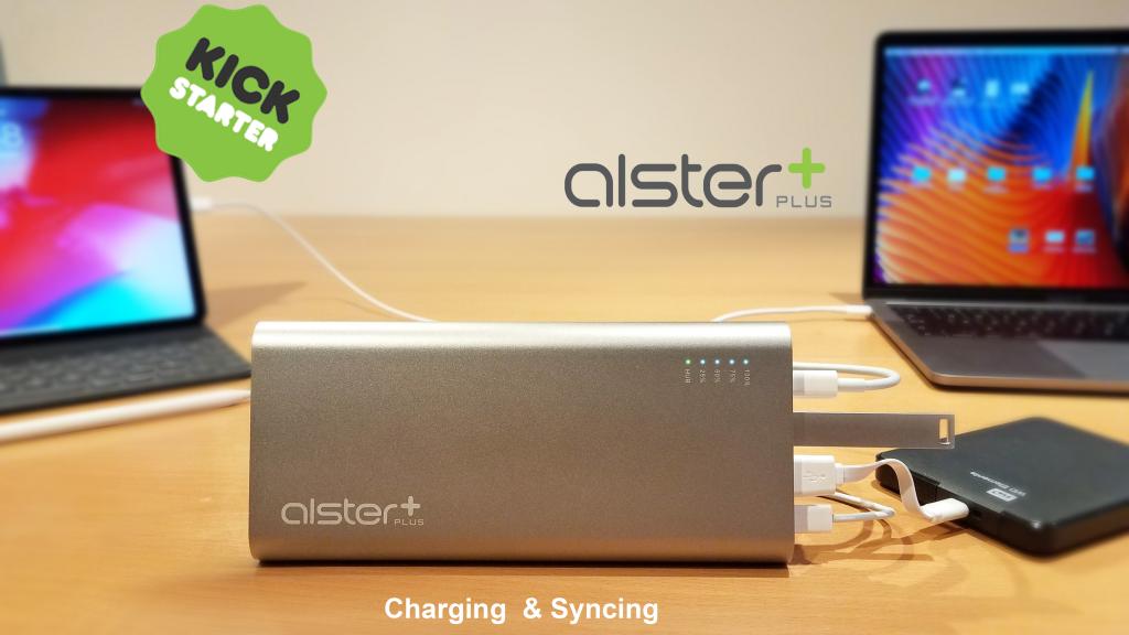 AlsterPlus: World's Most Powerful USB-C Battery Pack + HUB