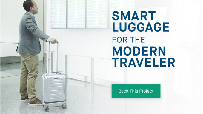 SkyValet | Innovative Smart Luggage with Shark Wheels