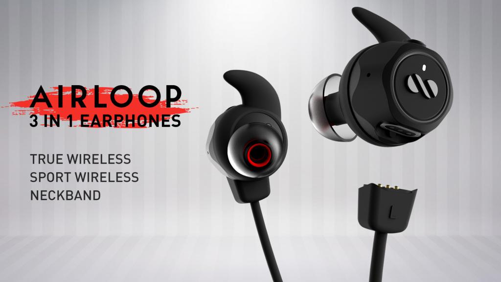 AirLoop: The World’s First 3-In-1 Convertible Earbuds