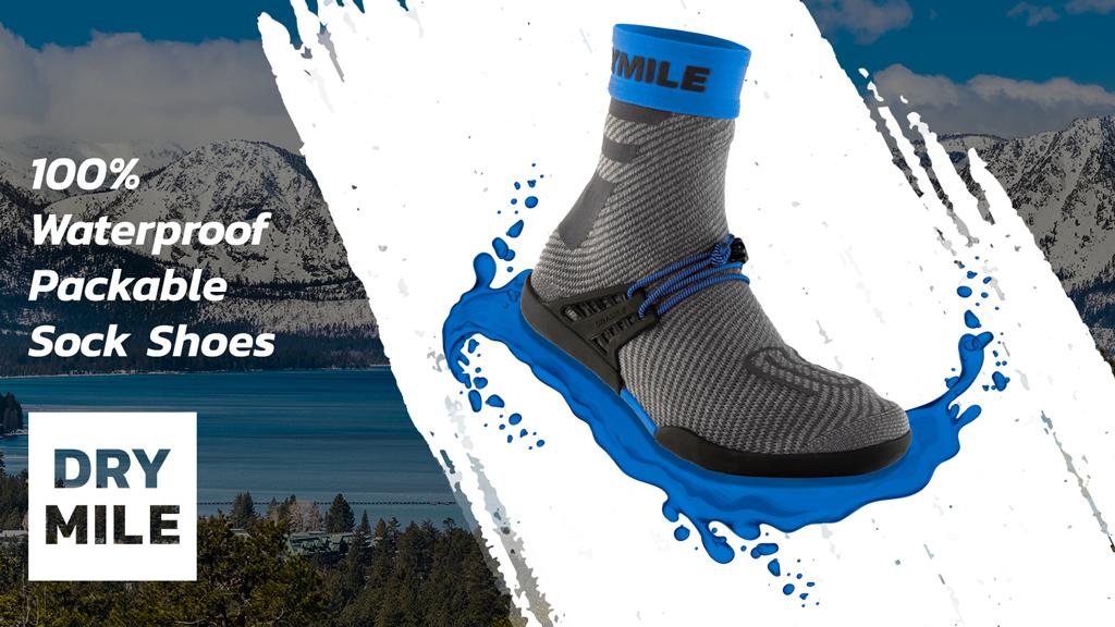 DRYMILE - 100% Waterproof Packable Sock Shoes