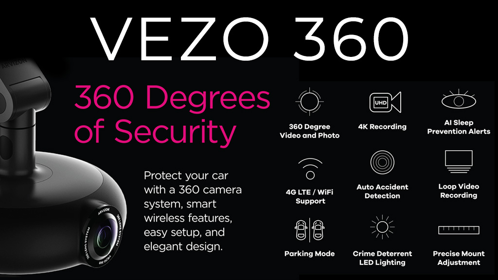 360 4k dash cam