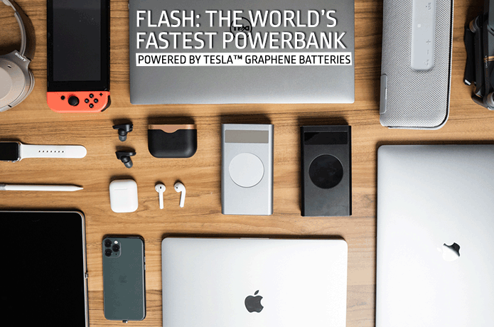 Flash: World's Most Powerful 210W USB-C Powerbank