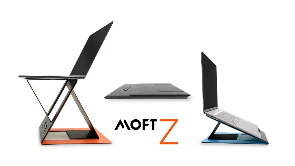 MOFT Z: The 4-in-1 invisible sit-stand laptop desk