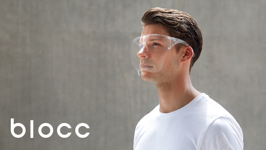 Blocc : Stylish face shield made to break your worst habit
