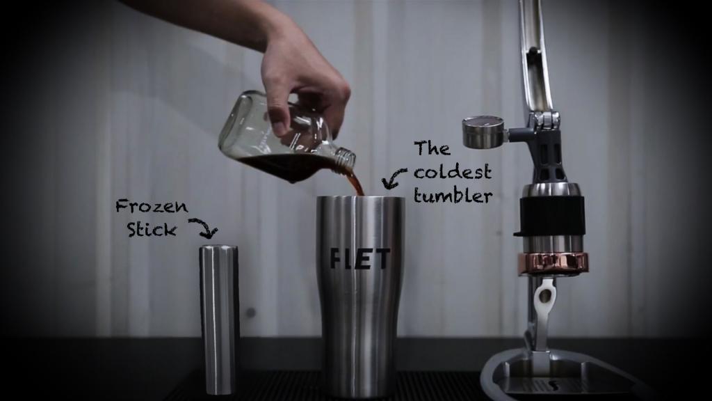 FLET | Tumbler for iced cold drinks with no ice