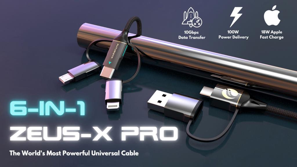 Zeus-X Pro ⚡ - The World's Most Futuristic Universal Cable