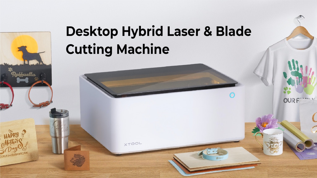 xTool M1 10W - Desktop Hybrid Laser & Blade Cutting Machine