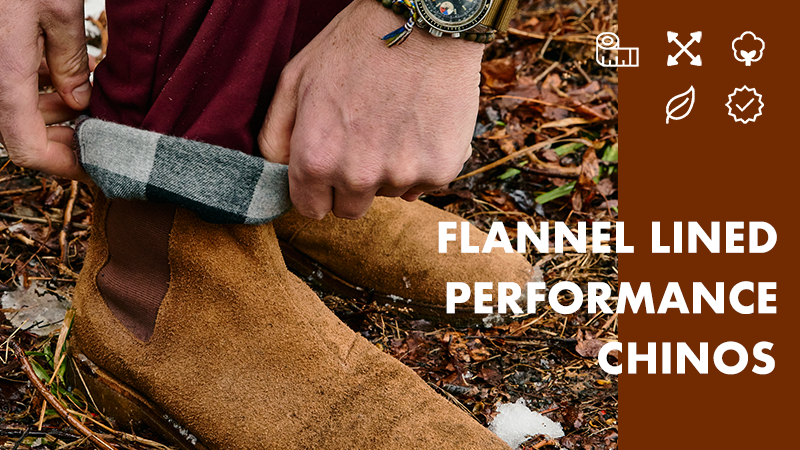 The Flannel Lined Performance Chinos