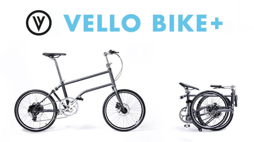 VELLO BIKE+ The First Self-Charging Folding E-Bike