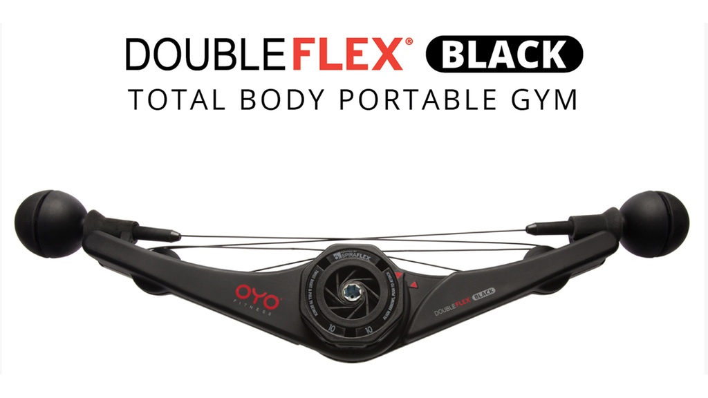 TOTAL BODY PORTABLE GYM - DoubleFlex Black | OYO Fitness